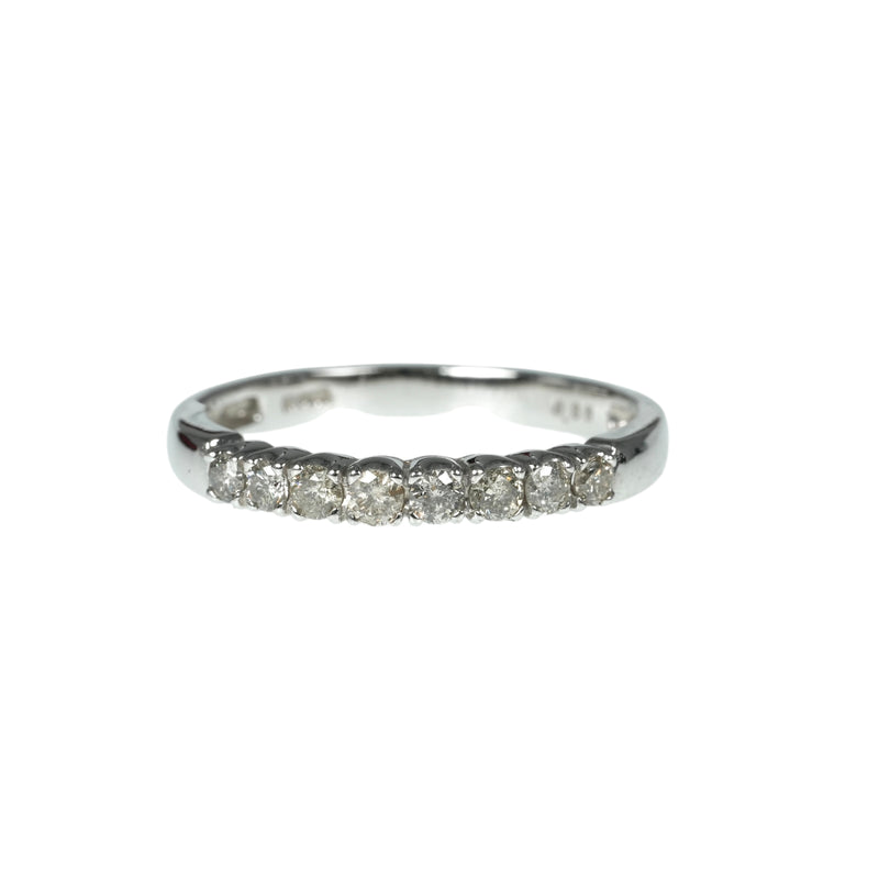 14K White Gold 0.30 Carat Diamond Ring Jewelry