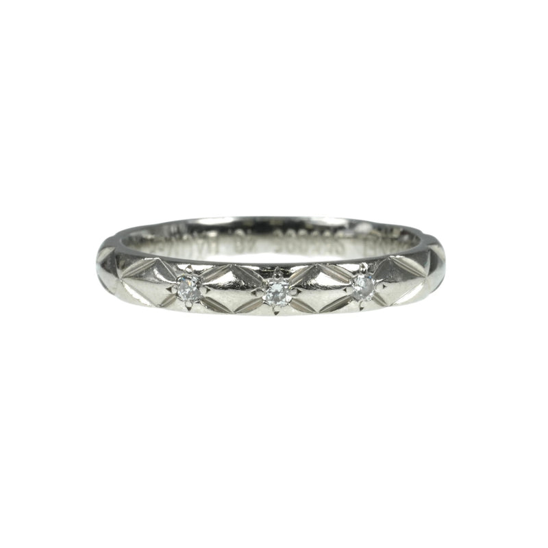 CHANEL Matelass Ring Pt950 Jewelry
