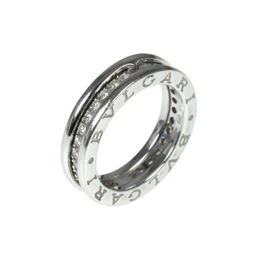 BVLGARI B-Zero1 1 Band Diamond Ring 18KWG Jewelry