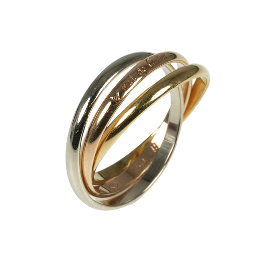 Cartier Trinity Three Tone Ring 18K Jewelry