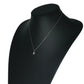 K18 White Gold U Pendant Necklace