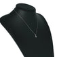 K18 White Gold U Pendant Necklace