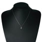 K18 White Gold U Pendant Necklace
