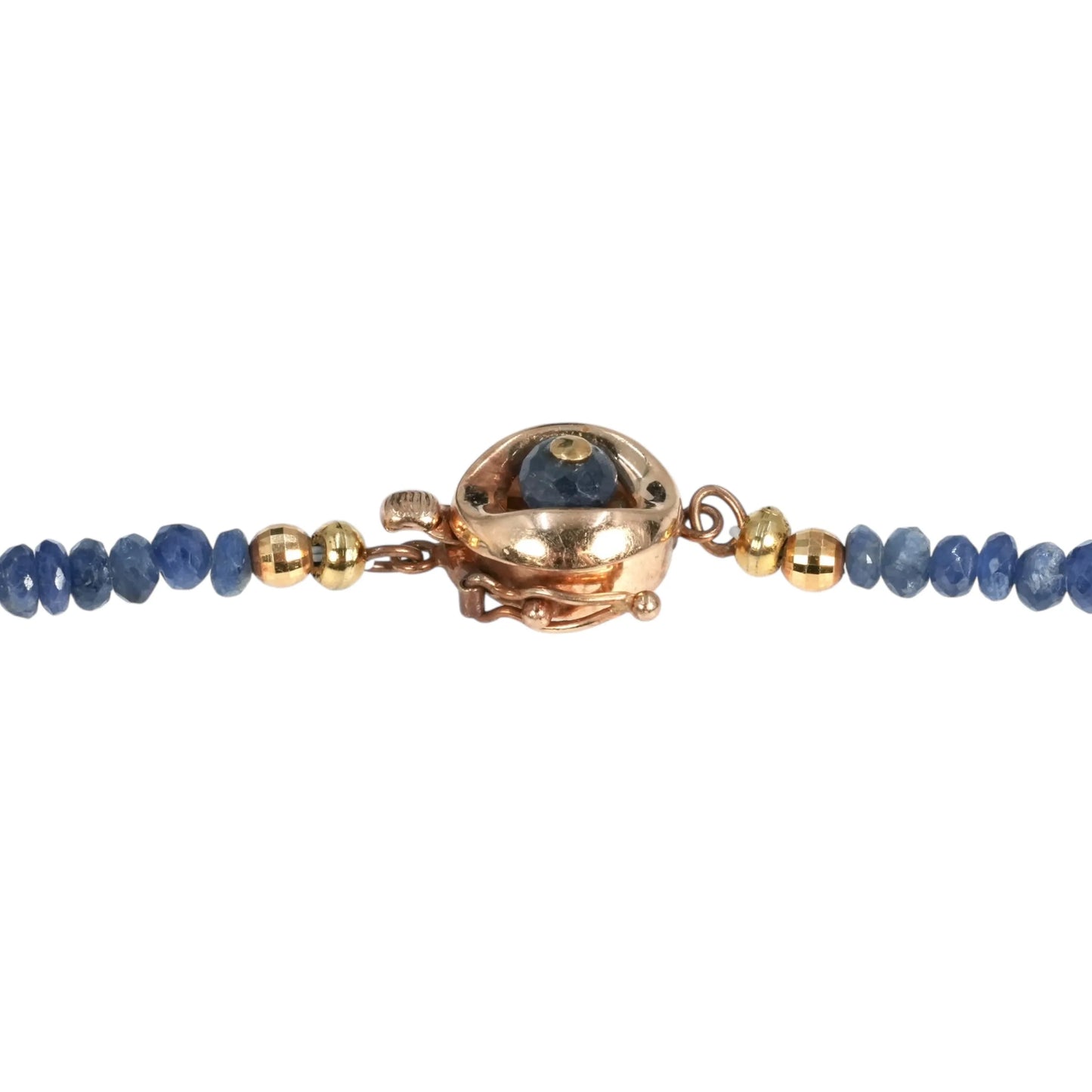 Sapphire Necklace - 14K - Blue