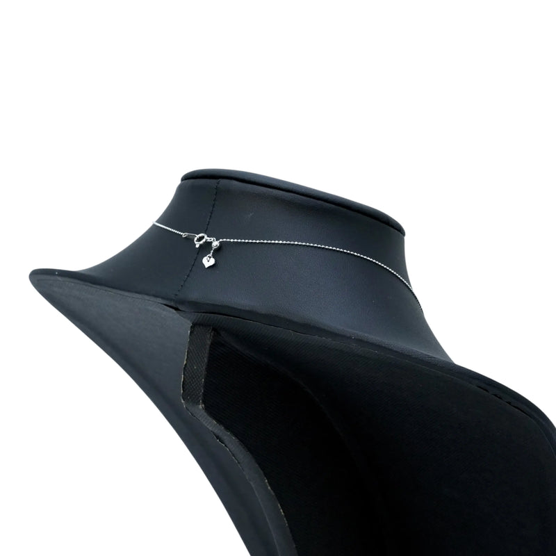 Diamond 0.411 Necklace - K18WG/Pt900