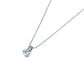 Diamond 0.411 Necklace - K18WG/Pt900