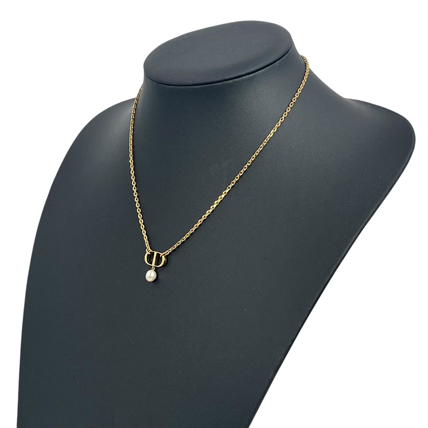 Dior Petit CD Fake Pearl Necklace