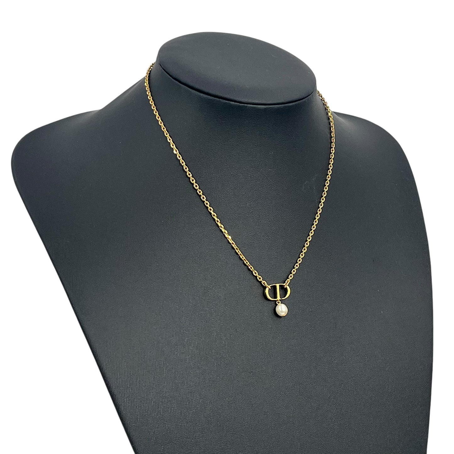 Dior Petit CD Fake Pearl Necklace