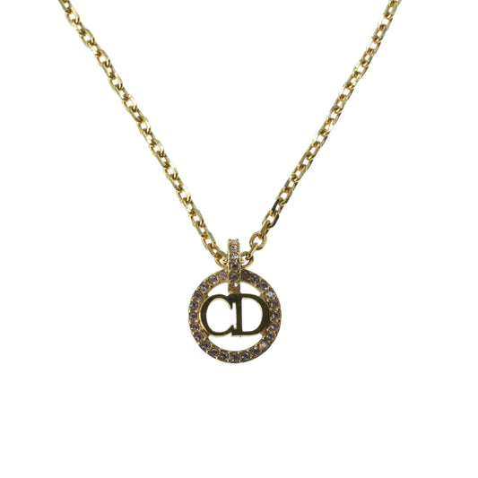 Dior Clair D Lune Necklace Metal Crystal