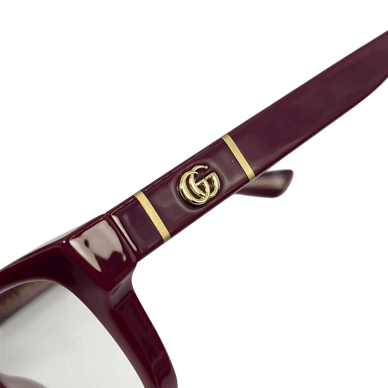 GUCCI Red Frame Eyeglasses Sunglasses
