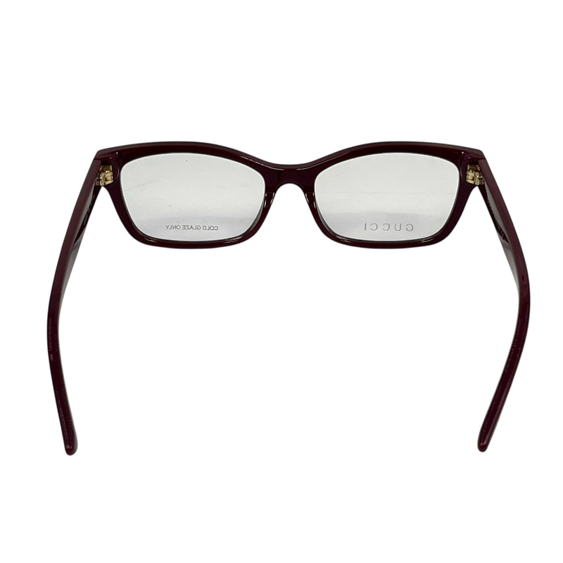 GUCCI Red Frame Eyeglasses Sunglasses