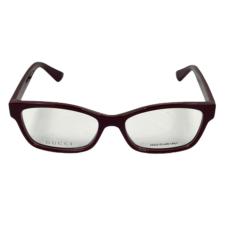GUCCI Red Frame Eyeglasses Sunglasses