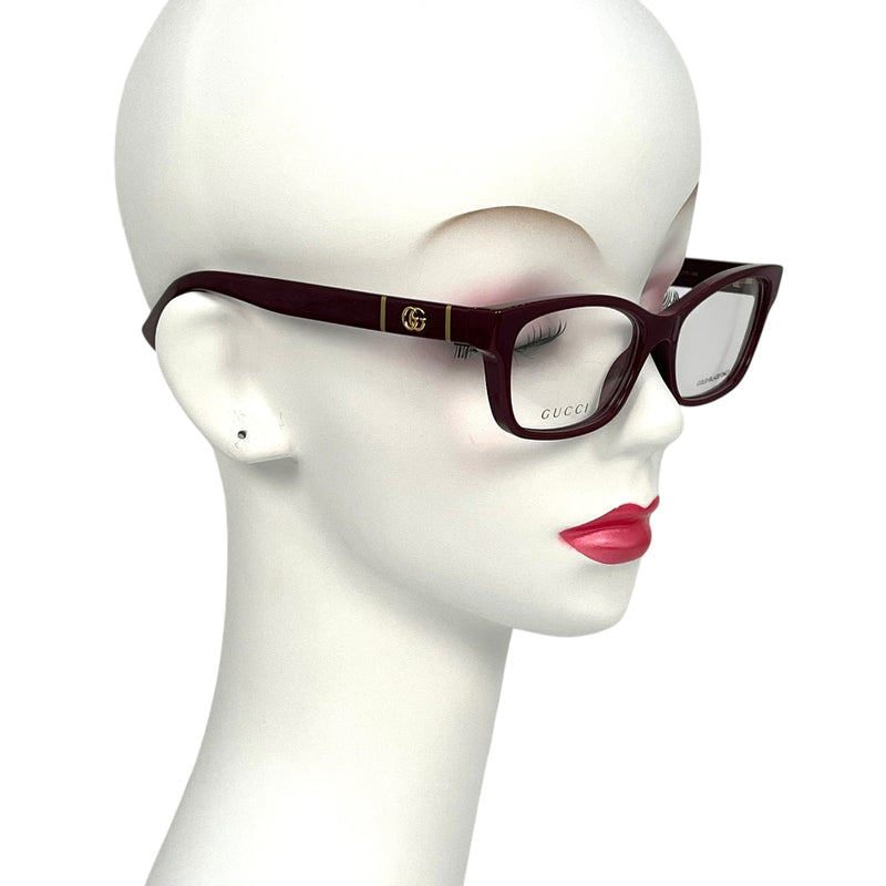 GUCCI Red Frame Eyeglasses Sunglasses
