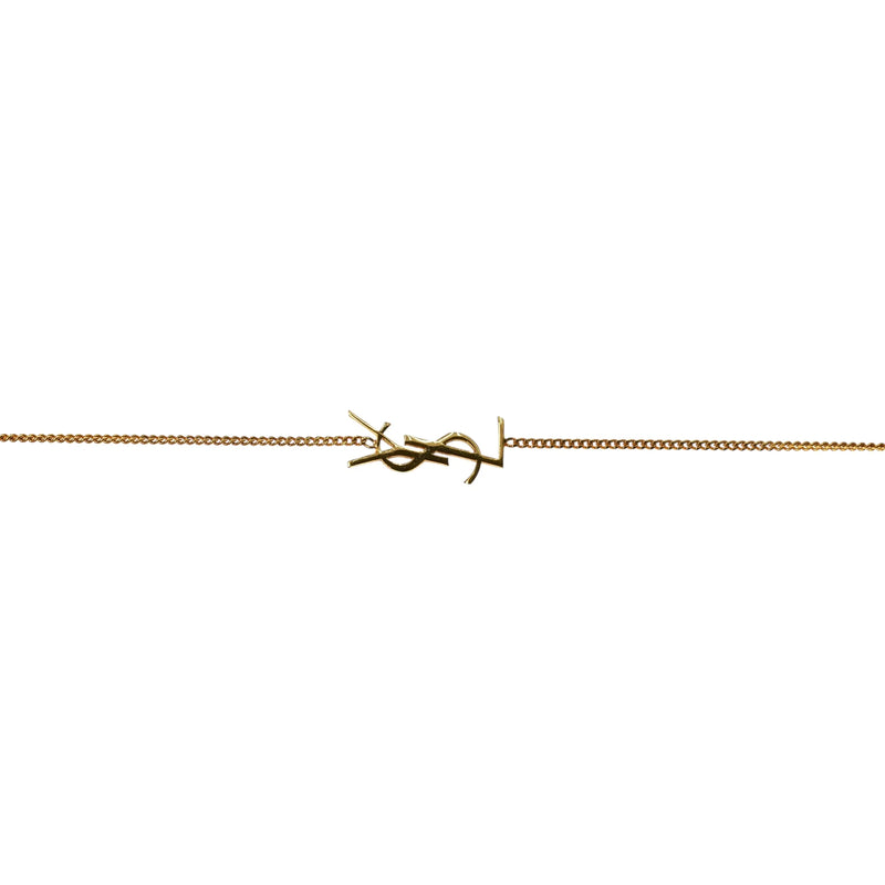 Saint Laurent YSL Logo Bracelet - Gold Plated - 25072