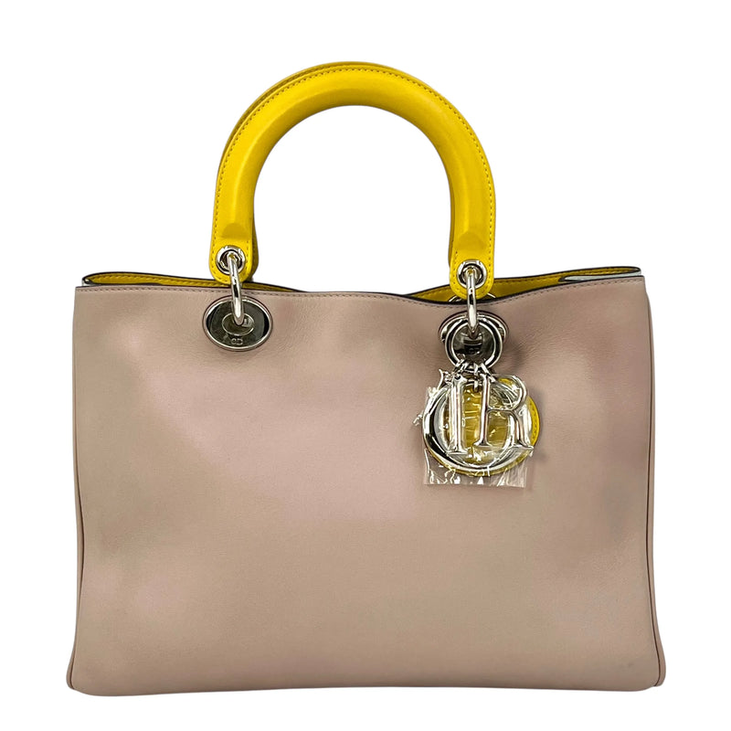 Dior Diorissimo Tote Bag Shoulder Bag - Beige Yellow