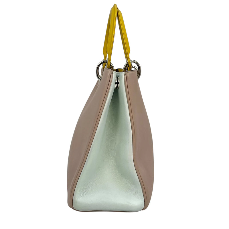 Dior Diorissimo Tote Bag Shoulder Bag - Beige Yellow