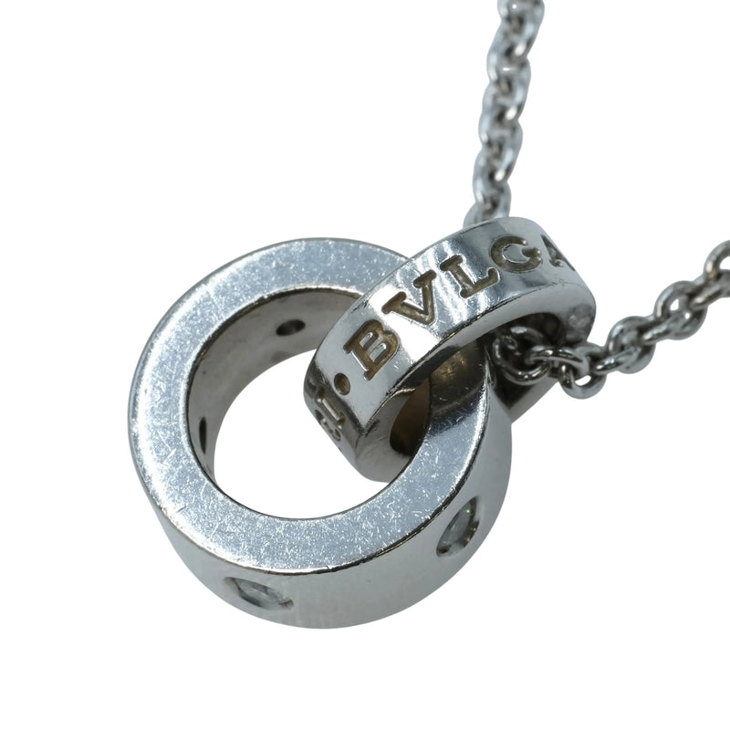 BVLGARI Bvlgari Bvlgari 5PD Necklace - 18KWG