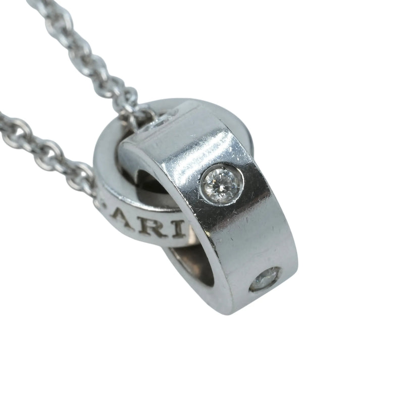 BVLGARI Bvlgari Bvlgari 5PD Necklace - 18KWG
