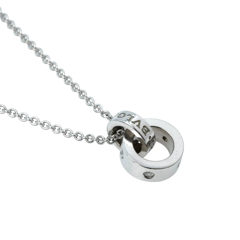 BVLGARI Bvlgari Bvlgari 5PD Necklace - 18KWG