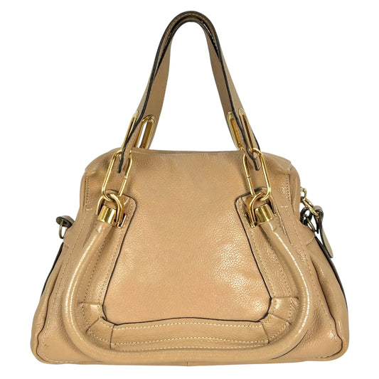 Chloe Paraty Small Hand Bag - Beige