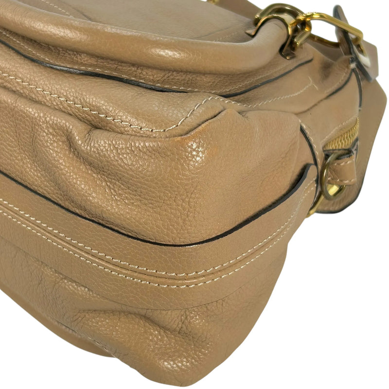 Chloe Paraty Small Hand Bag - Beige