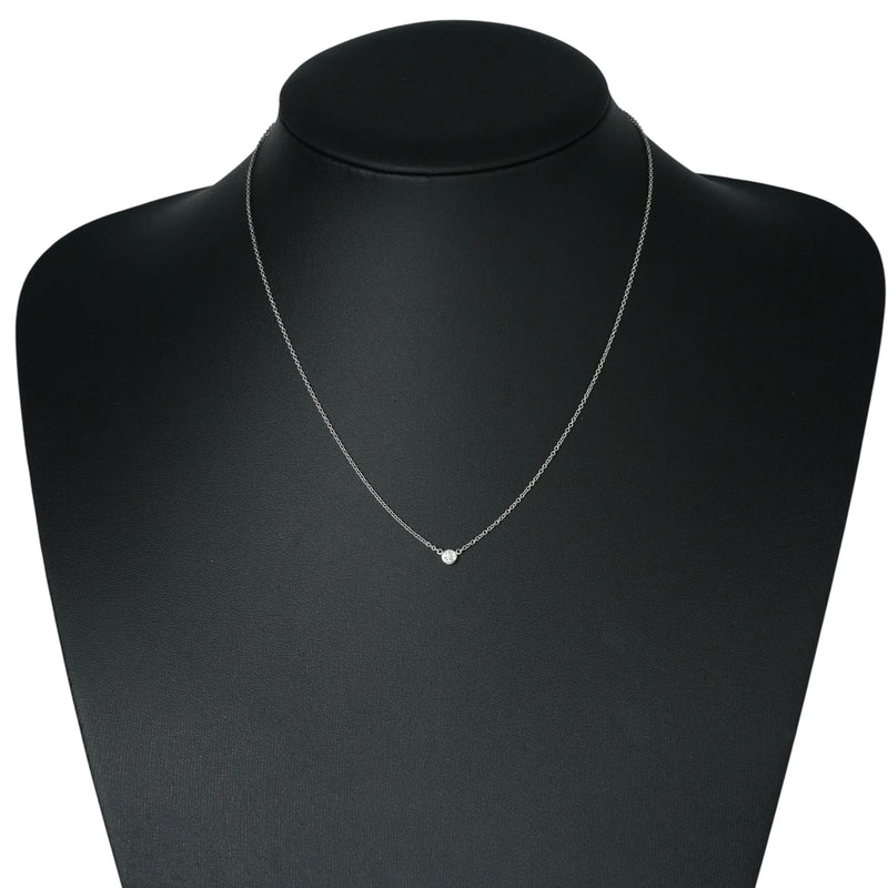 Tiffany & Co By The Yard Diamond Necklace Pt950