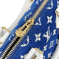 Louis Vuitton Speedy 20 Bandouliere Velvet Hand Bag Shoulder Bag - Blue White