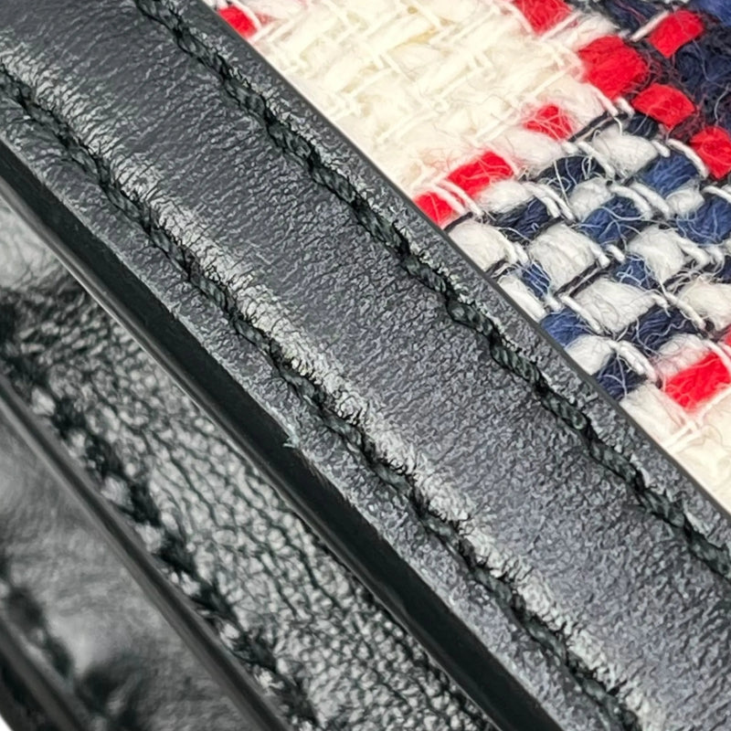 GUCCI Dionysus Tweed Shoulder Bag - Red × Blue × White 