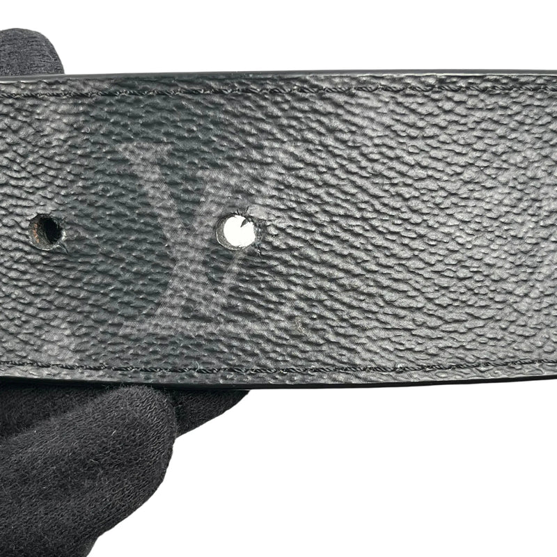 Louis Vuitton Monogram Eclipse Belt - Black - 29069
