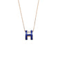 Hermès Pop H Pendant Necklace - Blue