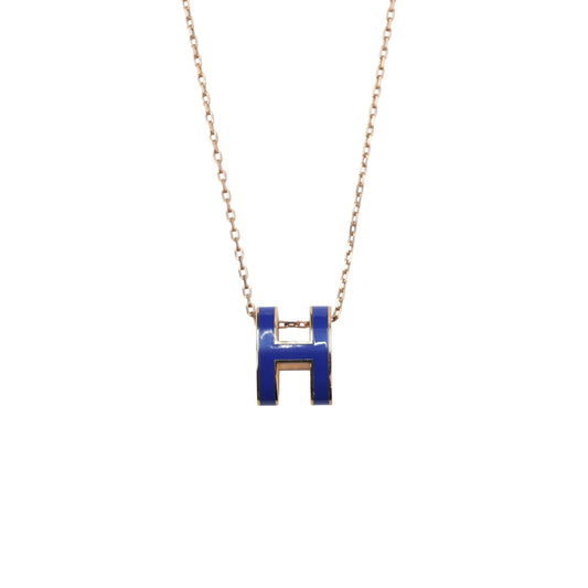 Hermès Pop H Pendant Necklace - Blue