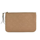 Louis Vuitton Pochette Double Zip Monogram Empreinte Shoulder Bag Chain Shoulder Wallet - Beige Cream