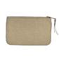 Louis Vuitton Pochette Double Zip Monogram Empreinte Shoulder Bag Chain Shoulder Wallet - Beige Cream