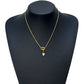 Dior CD Necklace Crystal Heart Charm