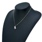 Dior Rhinestone Hearts Playing Card Necklace