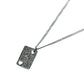 Dior Rhinestone Hearts Playing Card Necklace