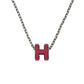 Hermès Mini Pop Pendant Pink Necklace