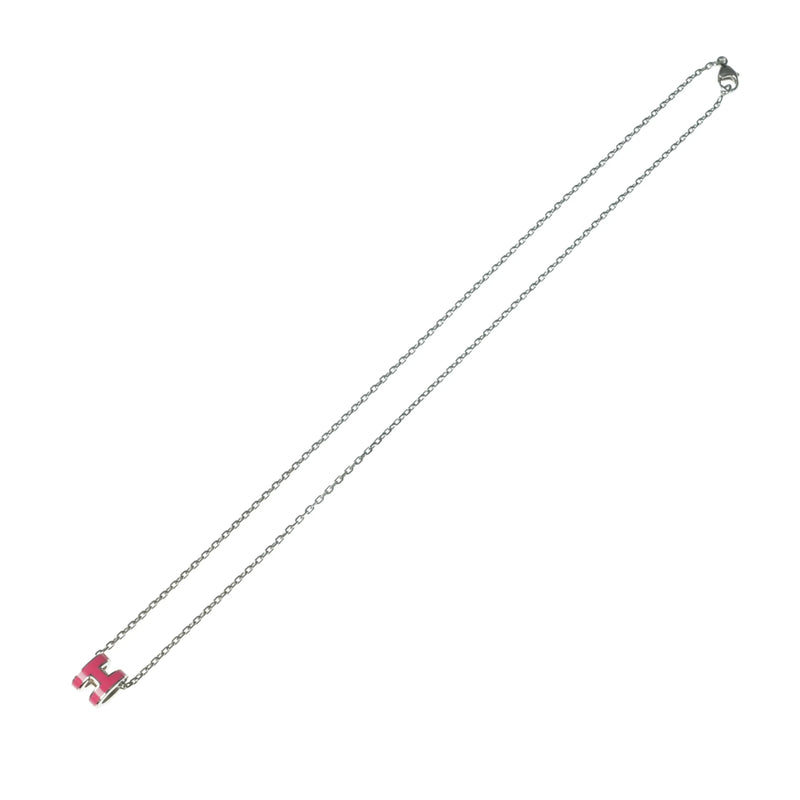 Hermès Mini Pop Pendant Pink Necklace
