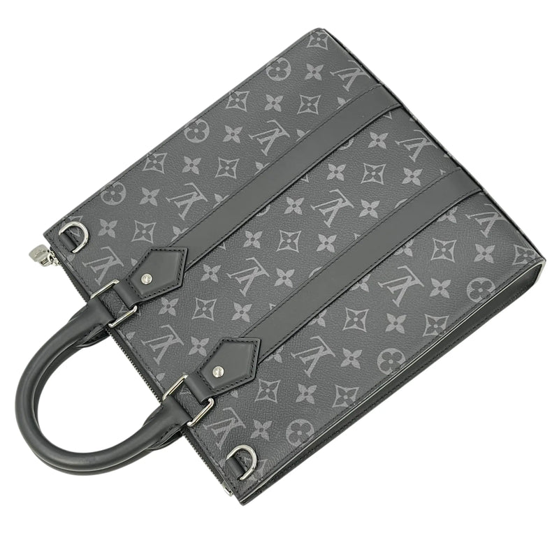 Louis Vuitton Monogram Eclipse Sac Plat - Black