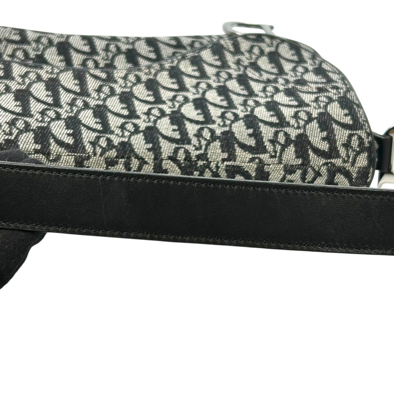 Dior Oblique Saddle Shoulder Bag - Black