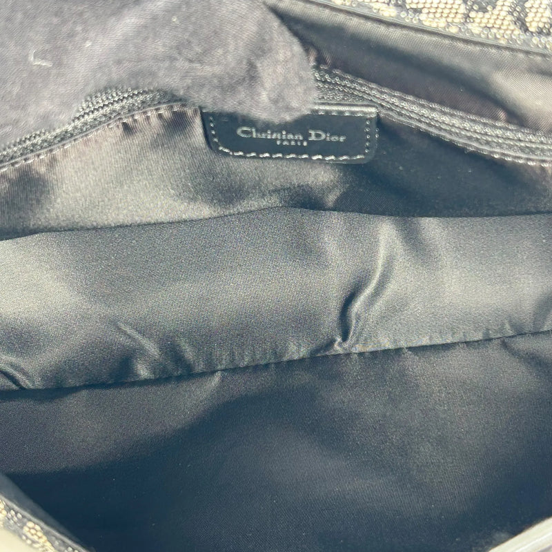 Dior Oblique Saddle Shoulder Bag - Black