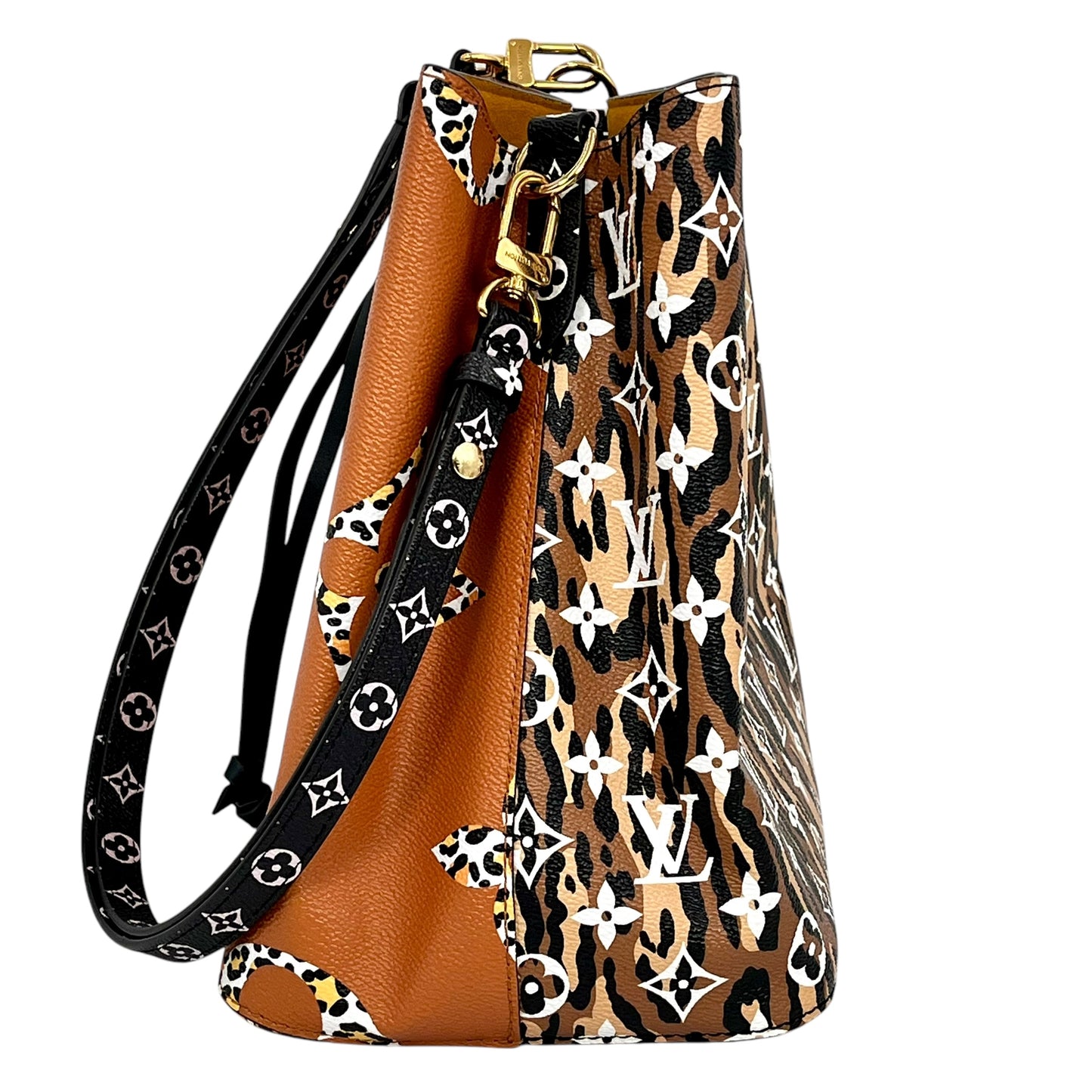 Louis Vuitton NeoNoe Camel Monogram Giant Jungle