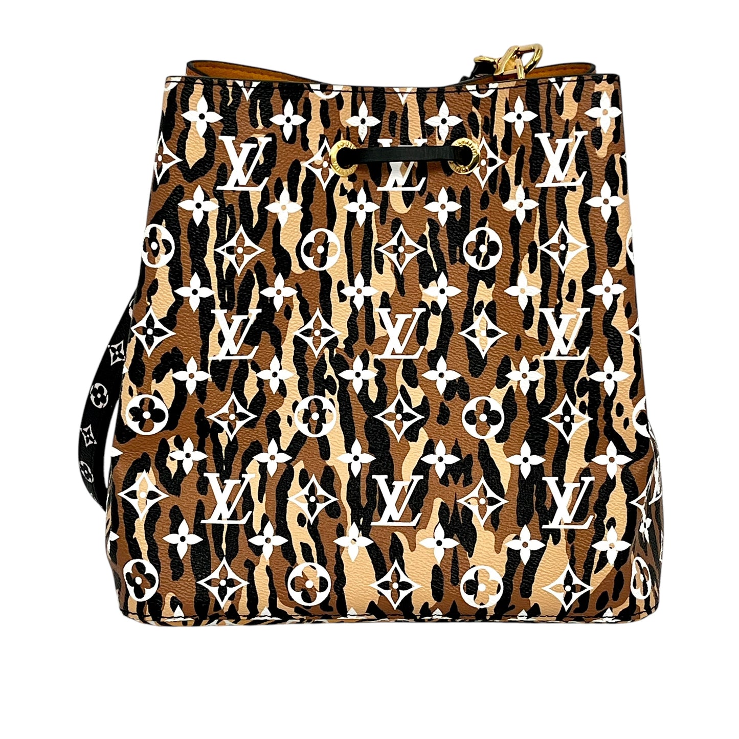 Louis Vuitton NeoNoe Camel Monogram Giant Jungle