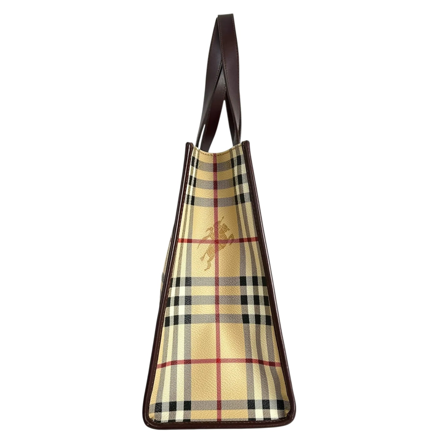 BURBERRY Nova Check Shadow Horse PVC Tote Bag – Feed Festa