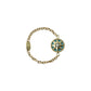 Dior Rose Des Vents Ring 1PD 18KYG Turquoise Jewelry