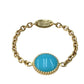 Dior Rose Des Vents Ring 1PD 18KYG Turquoise Jewelry