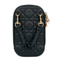 Dior Lady Dior Call‘in Dior Phone Holder - Black