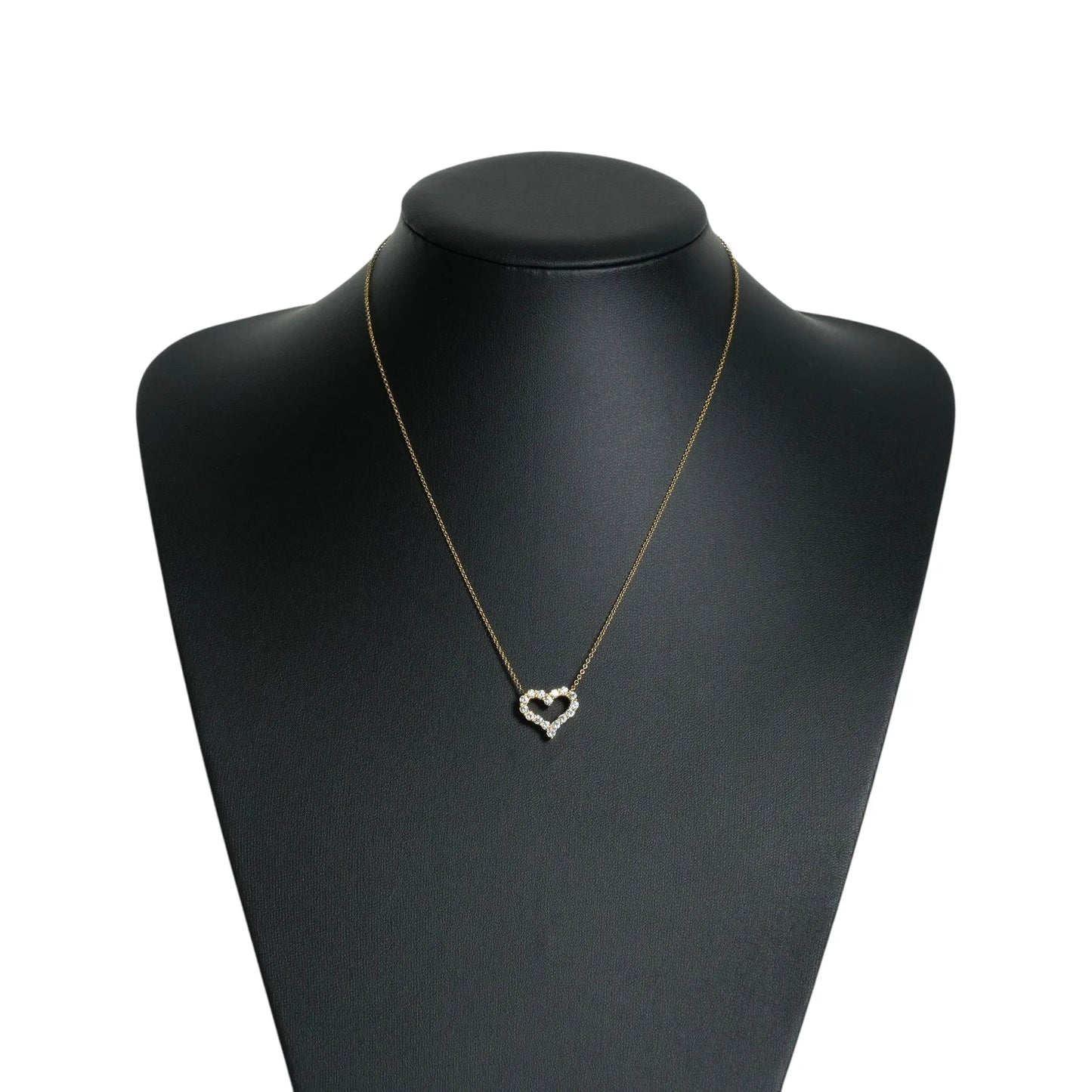 Tiffany Sentimental Heart Pendant Necklace - 18KYG