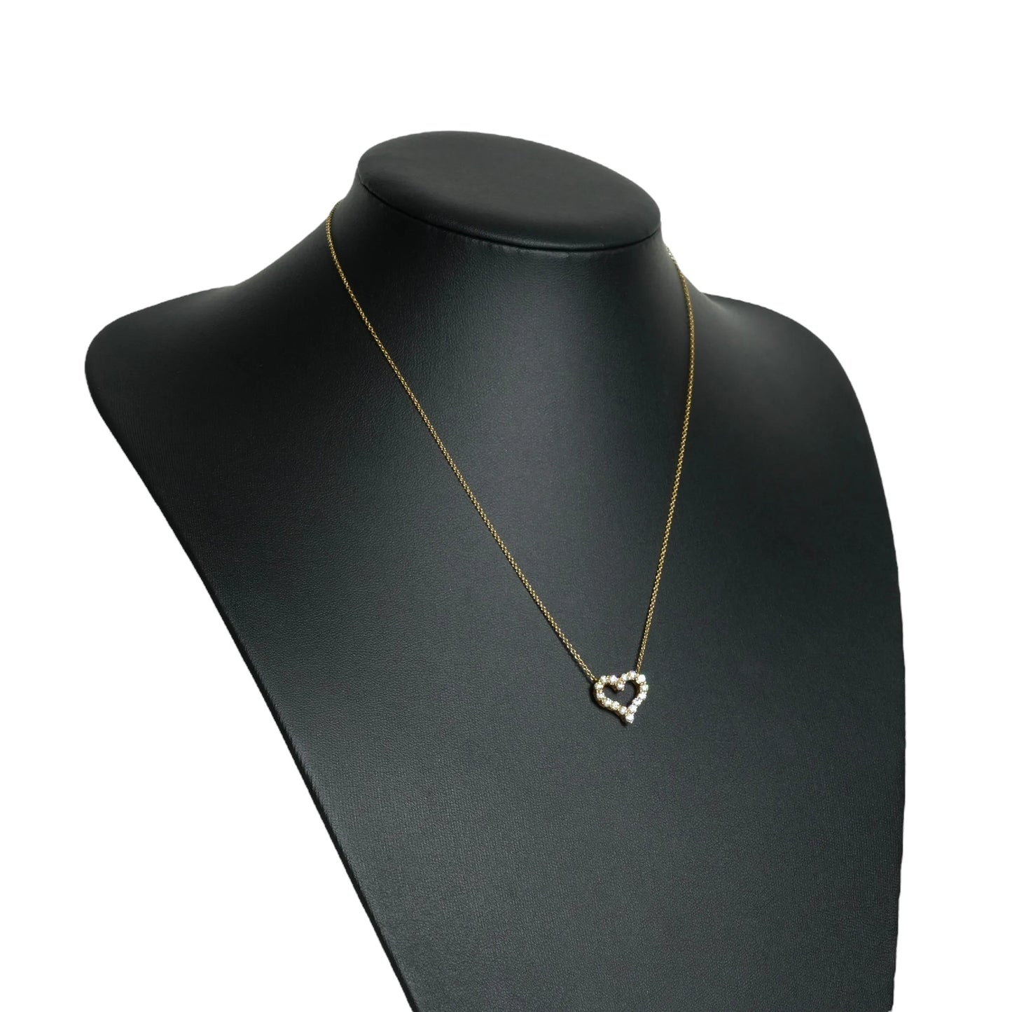 Tiffany Sentimental Heart Pendant Necklace - 18KYG