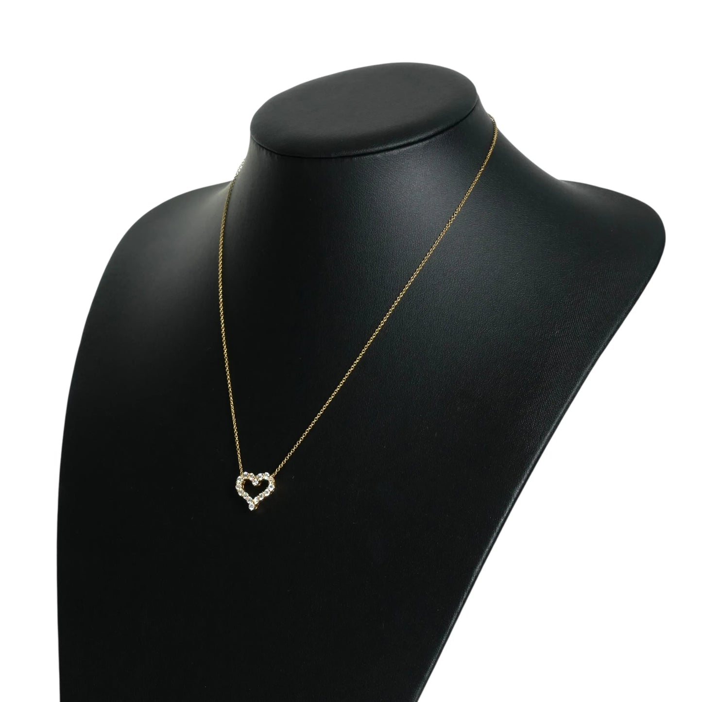 Tiffany Sentimental Heart Pendant Necklace - 18KYG